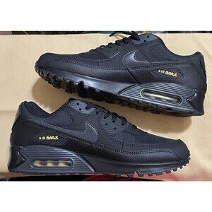 Nike Air Max 90 Black Buff Gold - IB7680-001 Size 12M (NEW)